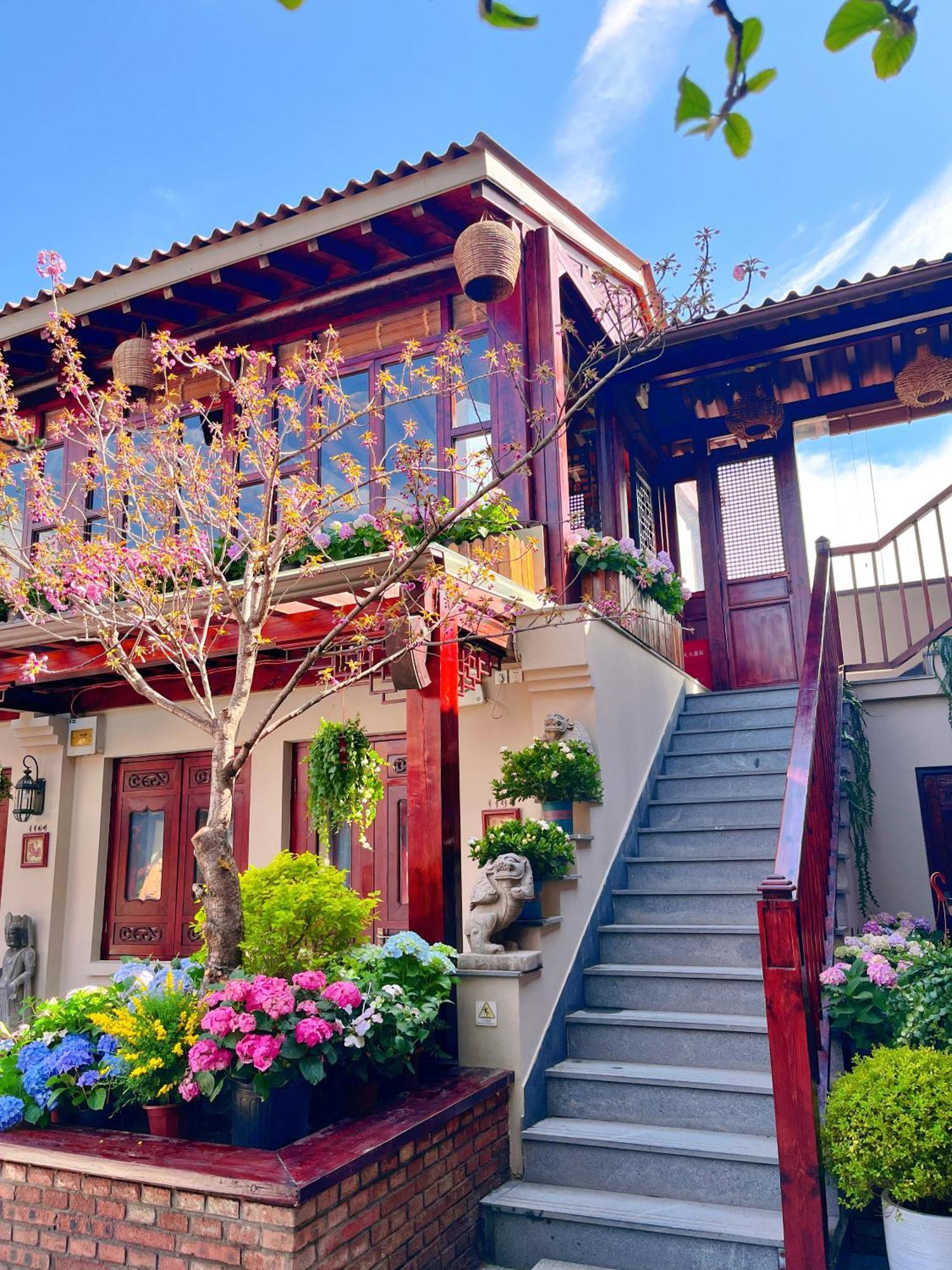 Jingshan Garden Hotel Peking Exterior foto