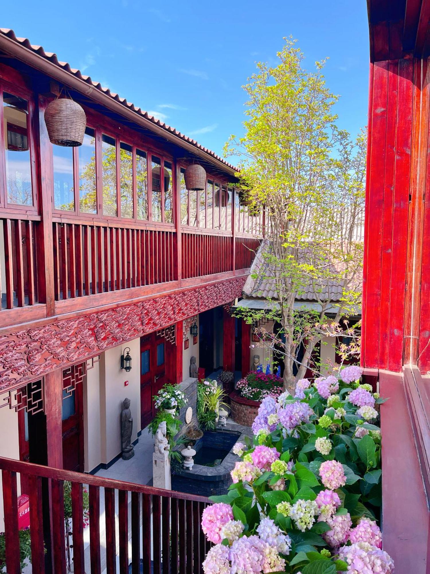 Jingshan Garden Hotel Peking Exterior foto